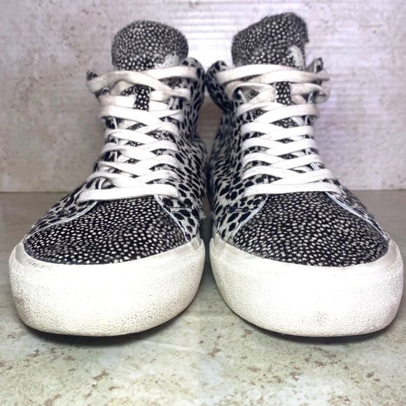 Madewell High-Top Animal Print Sneakers With Lace-Up Closure For Casual Wear - Picture 2 of 9